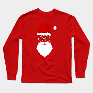 Santa face beard Long Sleeve T-Shirt